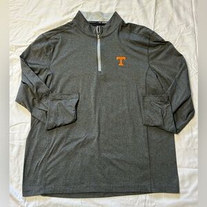 Southern Tide Tennessee Volunteers Mens Gray Quarter Zip Pullover size XL